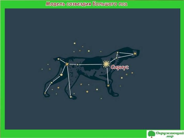 Модель созвездия Сириус