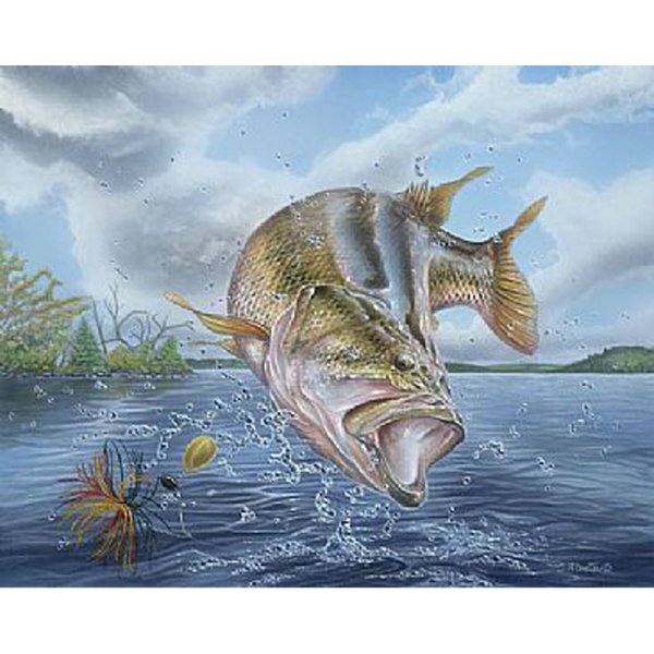 Большая рыба картина