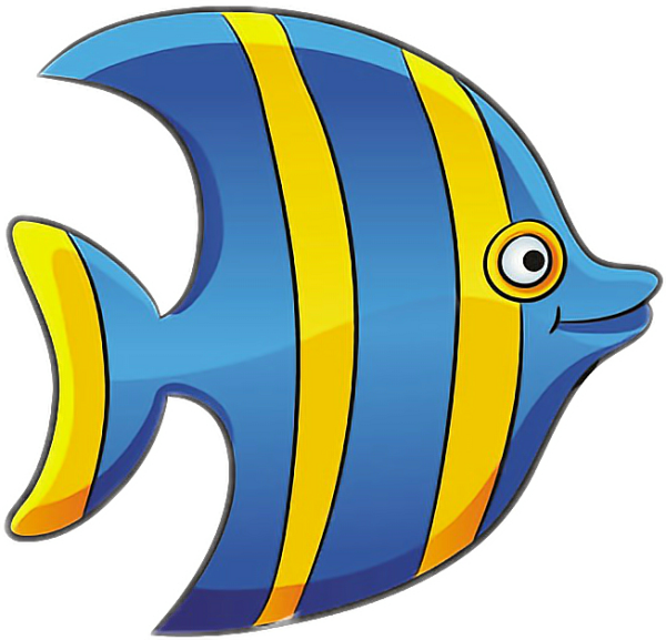 Морские рыбки мультяшные