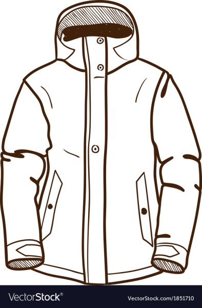 Куртка раскраска