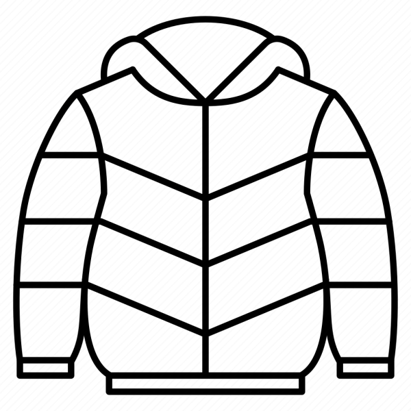 Куртка трафарет