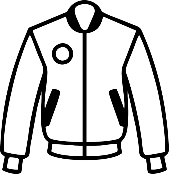 Куртка срисовать