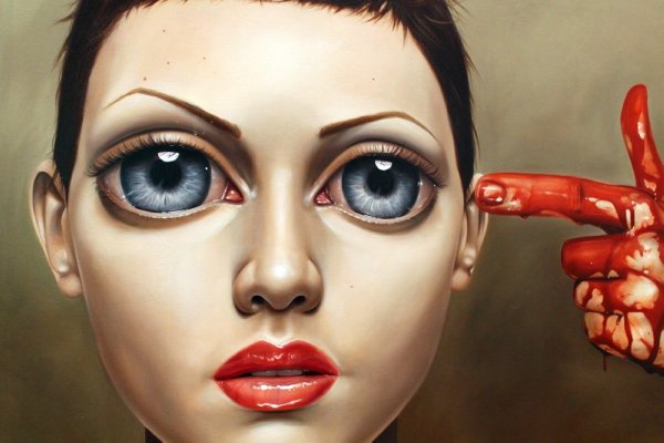 Портреты с большими глазами