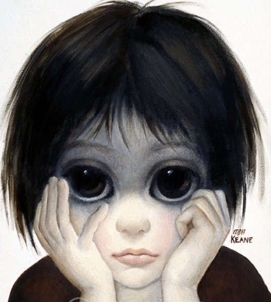 Маргарет Кин автопортрет