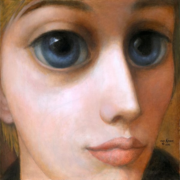 Большие глаза картины Маргарет Кин