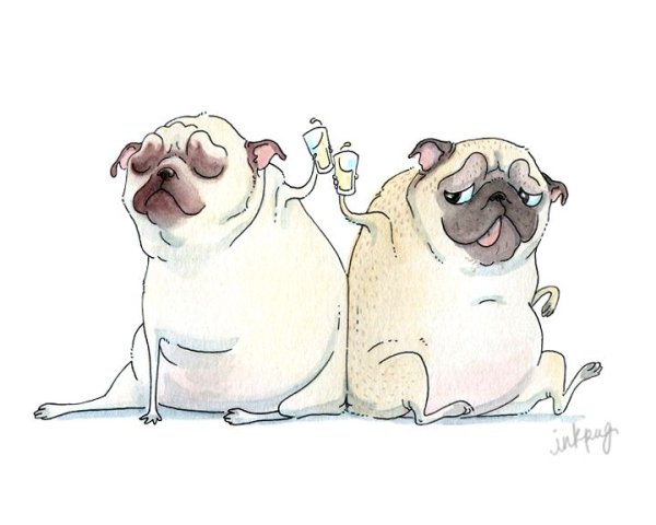 Inkpug мопсы