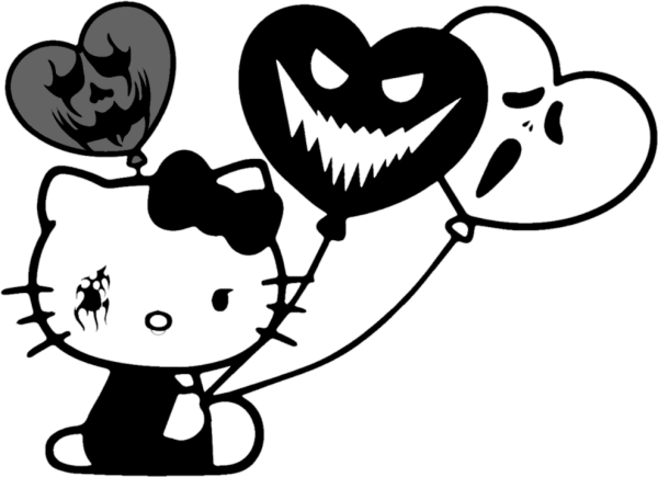 Тату Китти Kuromi