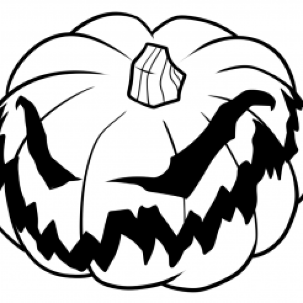 Хэллоуинская тыква эскиз