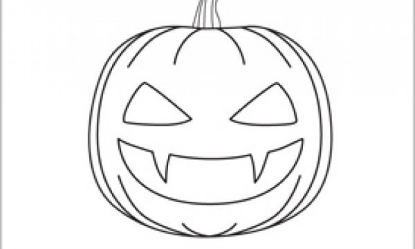 Тыква контур Helloween