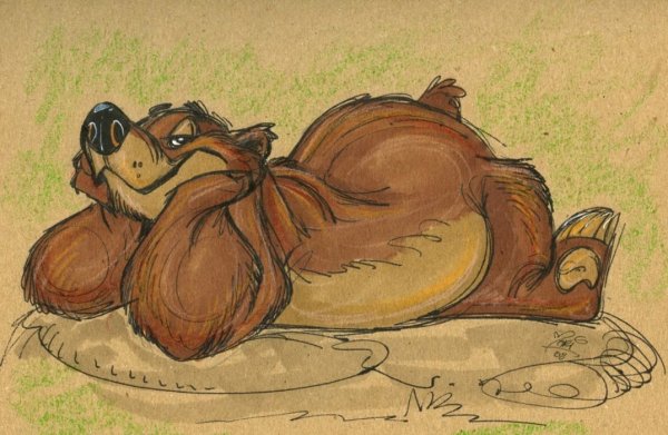 Рисованные медведи прикольные