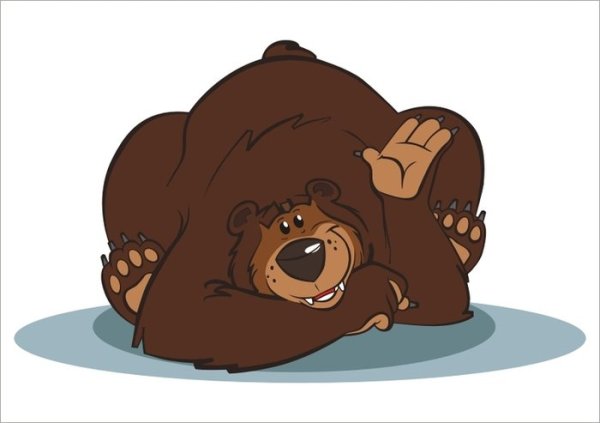 Смешные медведи мультяшные