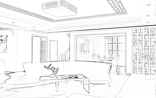 Графическое изображение интерьера