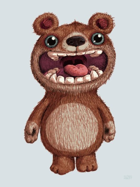 Смешной Медвежонок