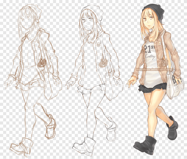 Одежда скетч для персонажа