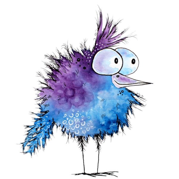 Забавные птицы рисунки