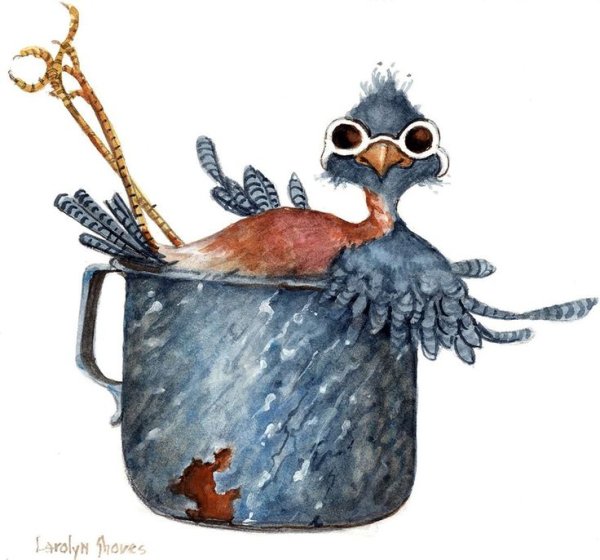 Каролин Шорс Райт птички