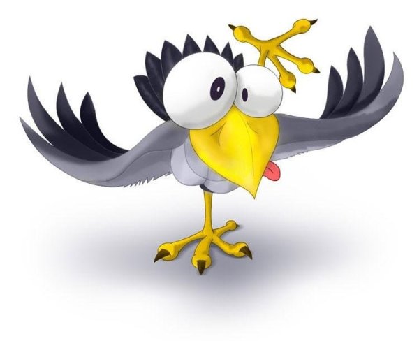 Ворона забавная