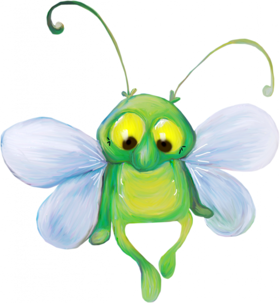 Мультяшные насекомые