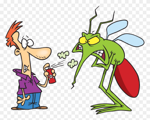 Прикольный комар