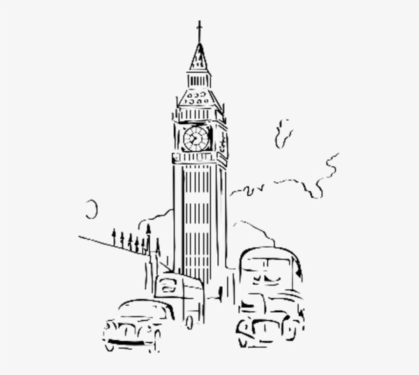 Башня Лондона Биг Бен вектор