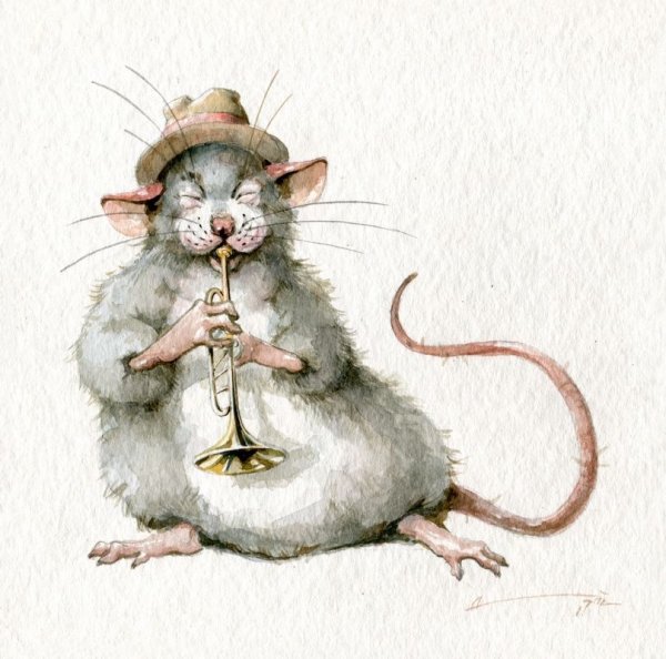 Крыса картина