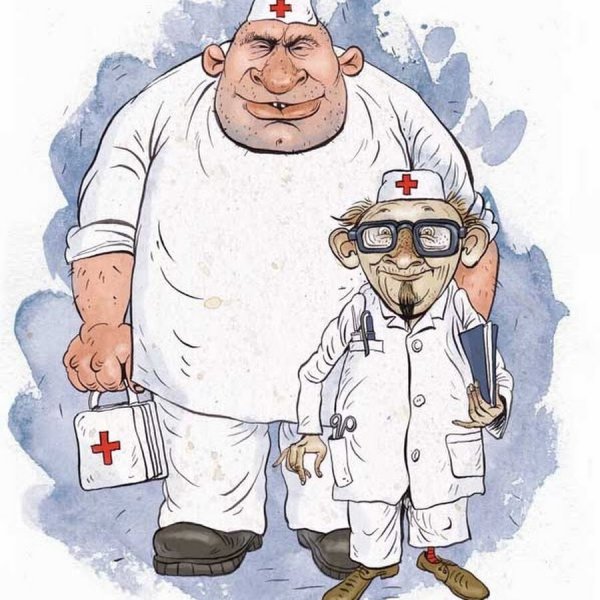 Медицина карикатура