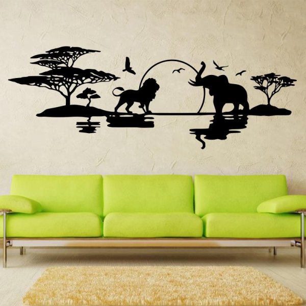 Наклейки на стену