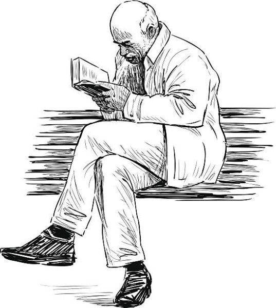 Раскраска дедушка