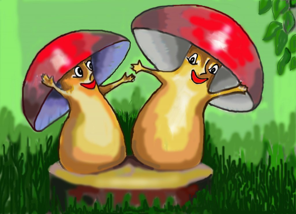 Веселый гриб