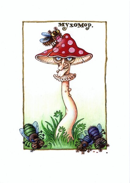 Прикольный мухомор