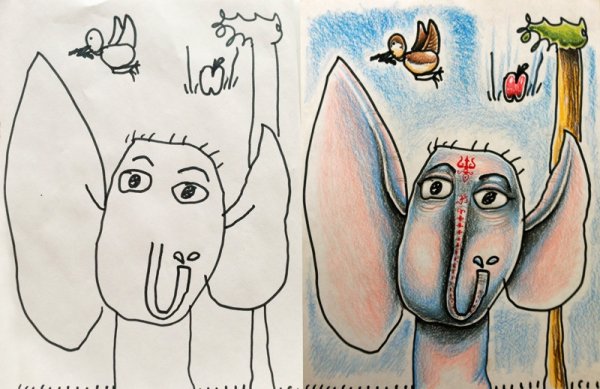 Самые смешные детские рисунки