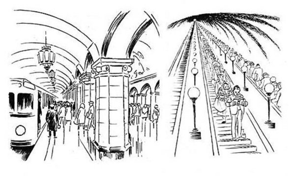 Метро раскраска для детей