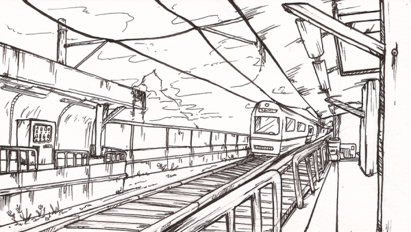 Метро раскраска для малышей