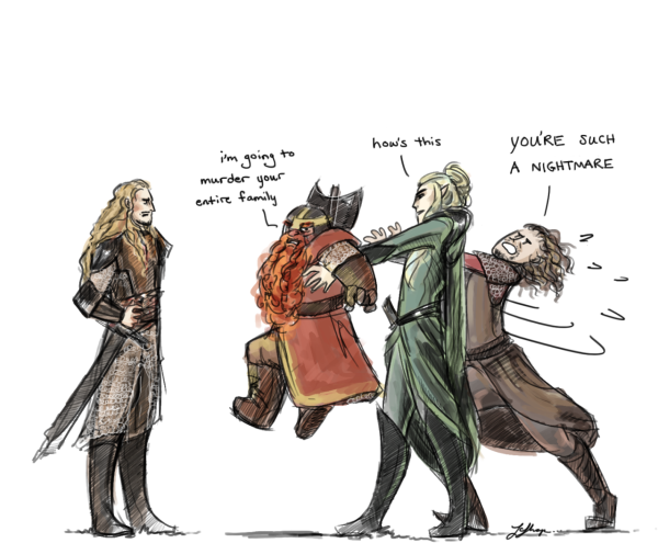 Леголас Арагорн Трандуил комиксы