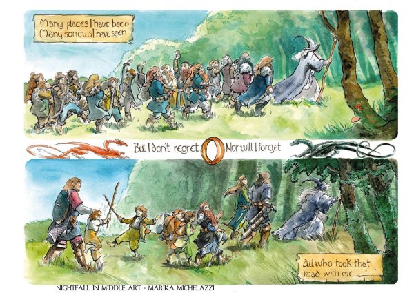 Властелин колец карикатуры