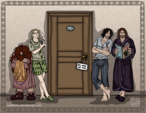 Хоббит Фродо и Леголас