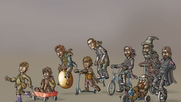 Властелин колец арт юмор