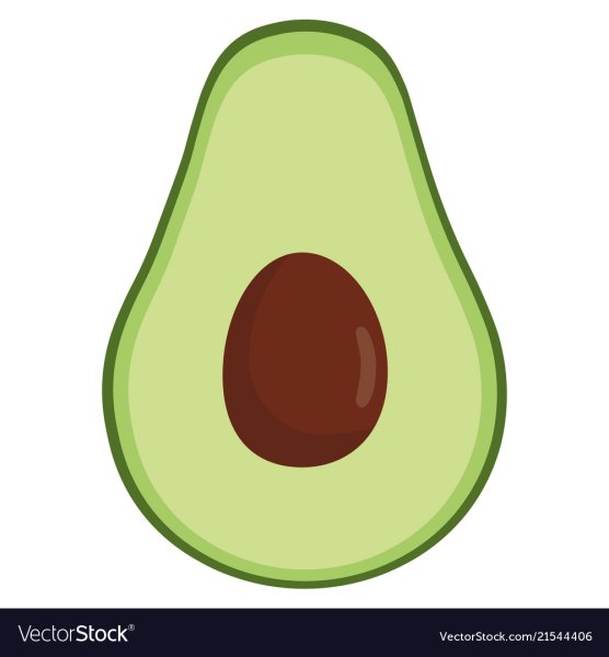 Авокадо контур