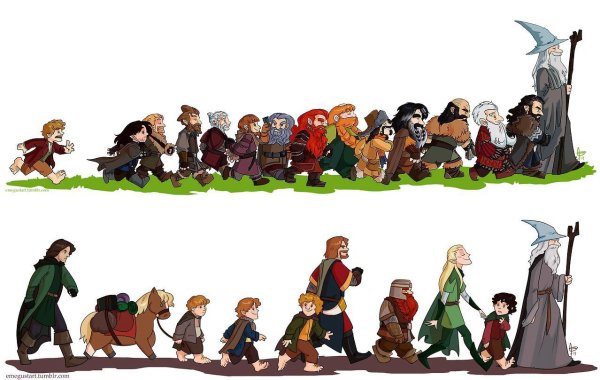 Хоббиты Средиземья