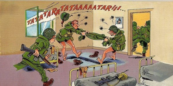 Карикатуры на армейскую тематику