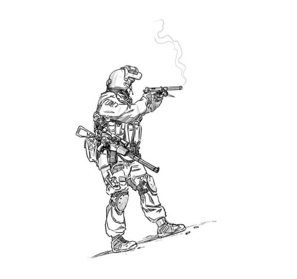 Спецназ раскраска для детей