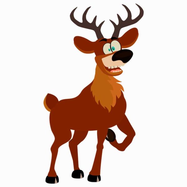 Смешной олень