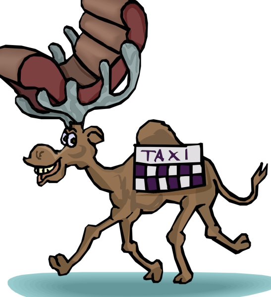 Смешной Лось рисунок