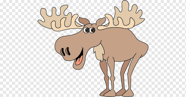 Лось рисунок