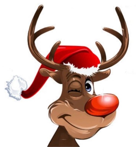 Новогодний олень