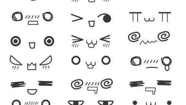 Аниме рожицы