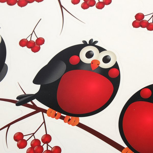 Decoretto / наклейка Снегири