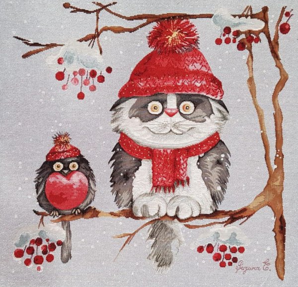 Новогодний Снегирь прикольный