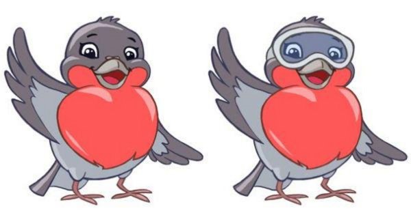 Снегирь мультяшная