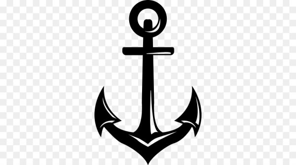 Якорь силуэт
